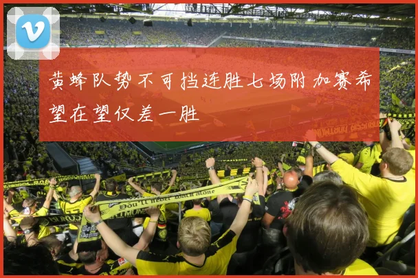 黄蜂队势不可挡连胜七场附加赛希望在望仅差一胜